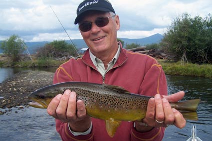 Wood River Brown Trout, Fly Fishing Guide Trip